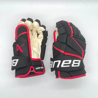 Bauer Vapor Hyperlite - NHL Pro Stock Glove - Taylor Hall (Black/Red)